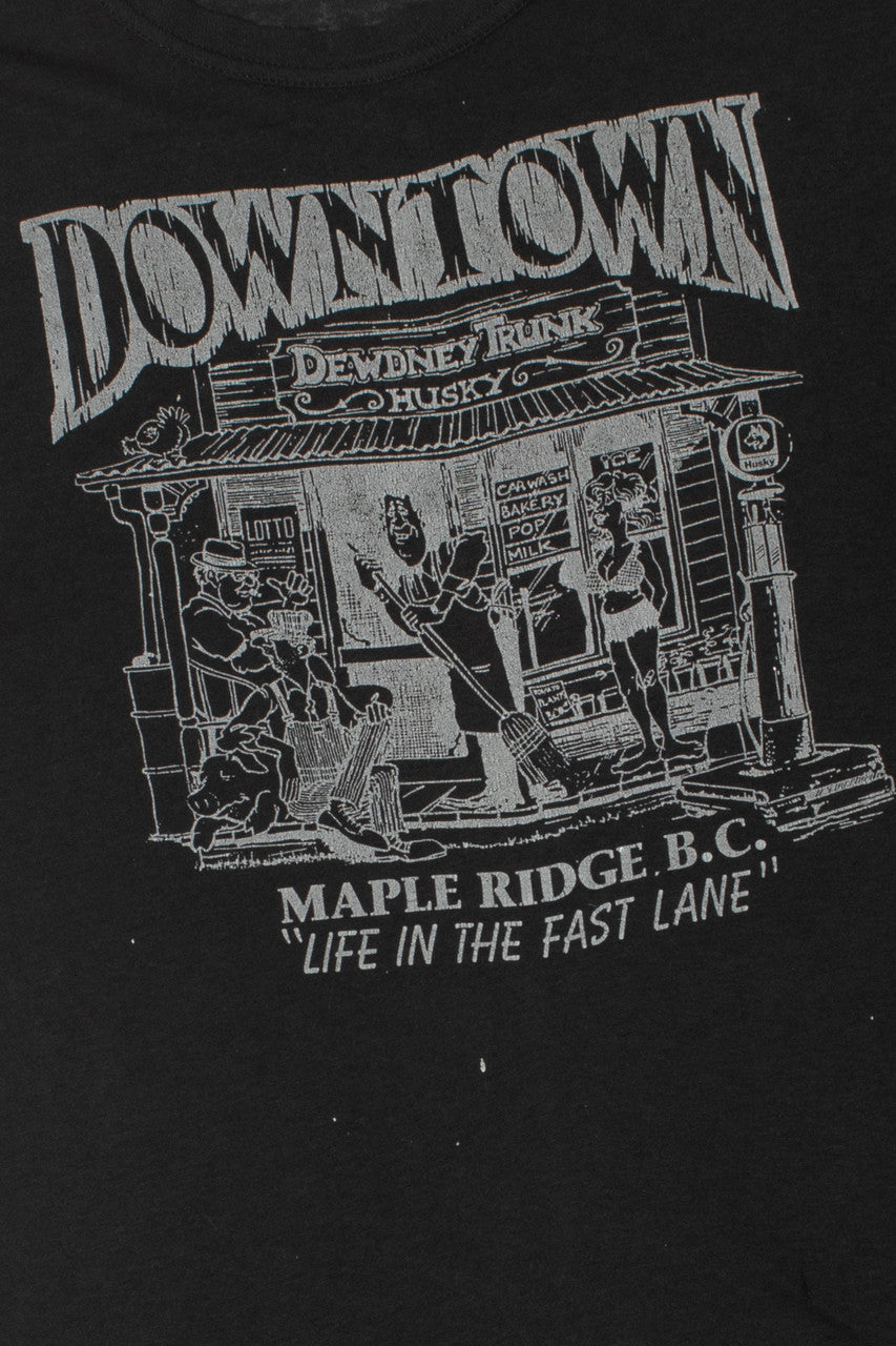 Vintage "Downtown" "Maple Ridge B.C." General Store T-Shirt