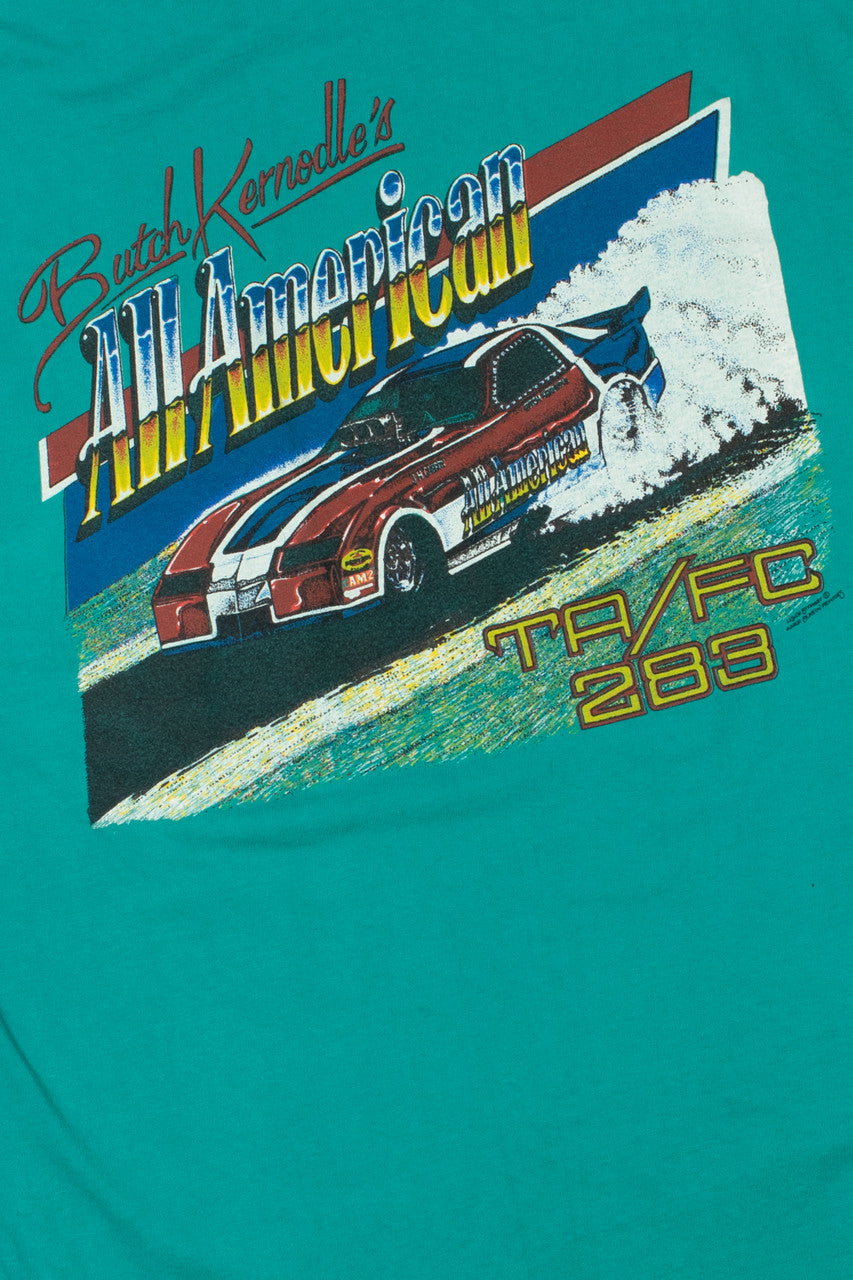 Vintage "Butch Kernodle's All American" Auto Service Pocket T-Shirt