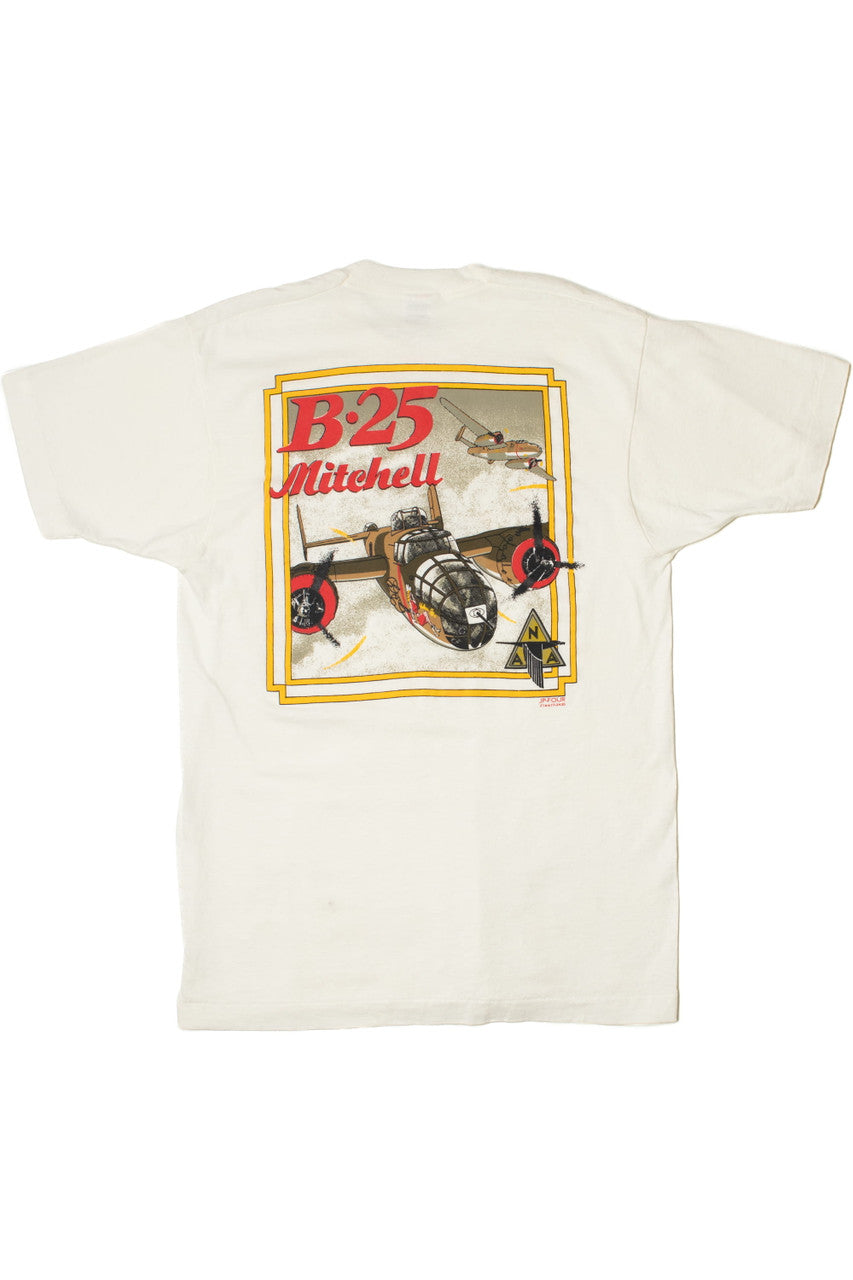 Vintage B-25 Mitchell JP-Four Flightgear Pocket T-Shirt