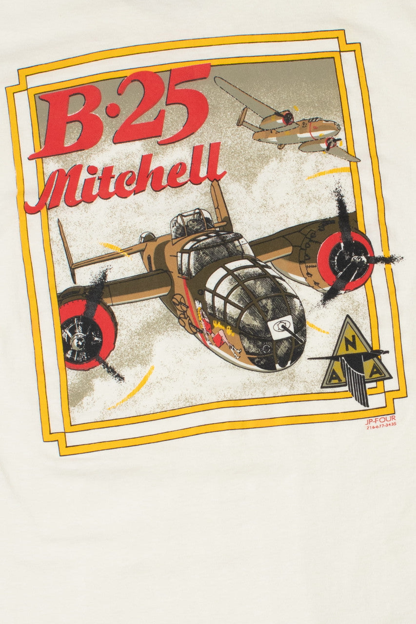 Vintage B-25 Mitchell JP-Four Flightgear Pocket T-Shirt