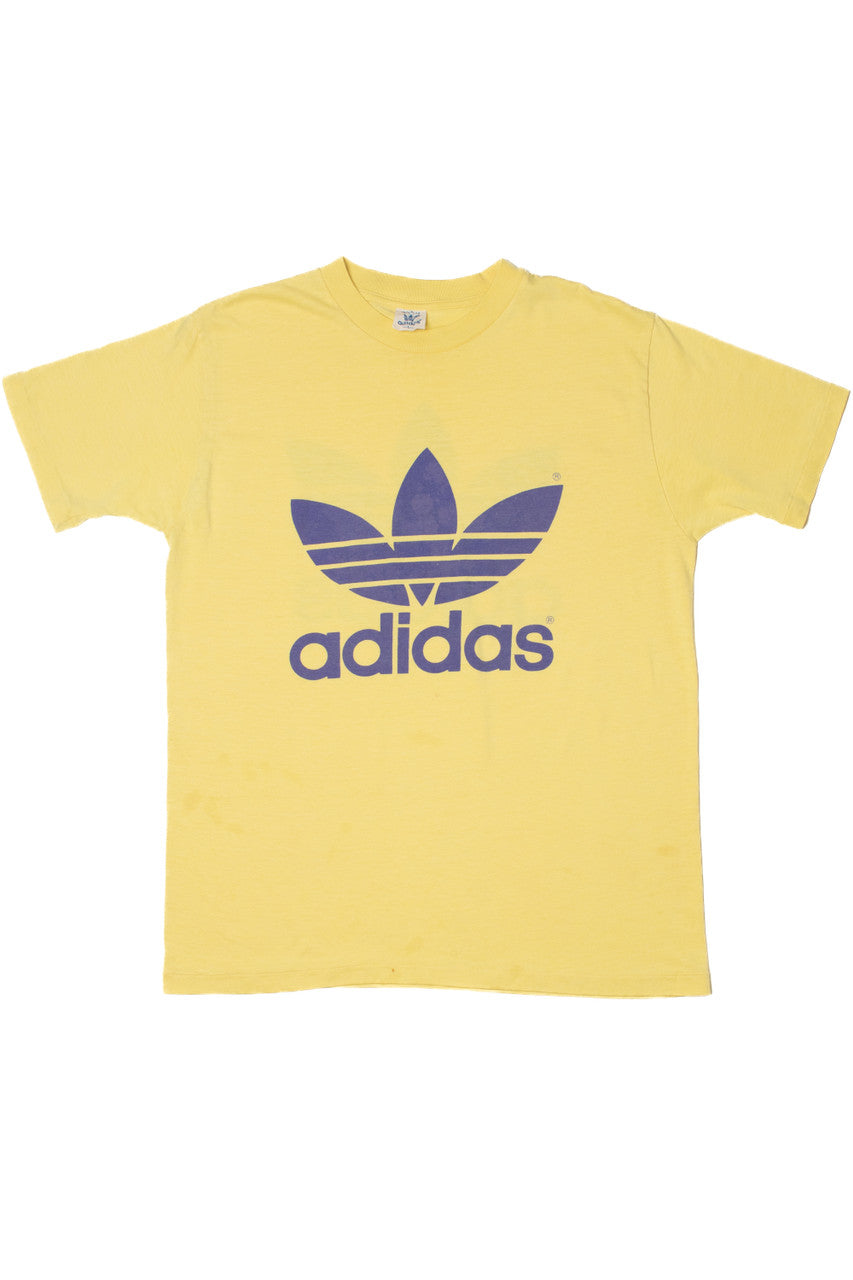 Vintage 1980's Adidas Trefoil Logo Single Stitch T-Shirt