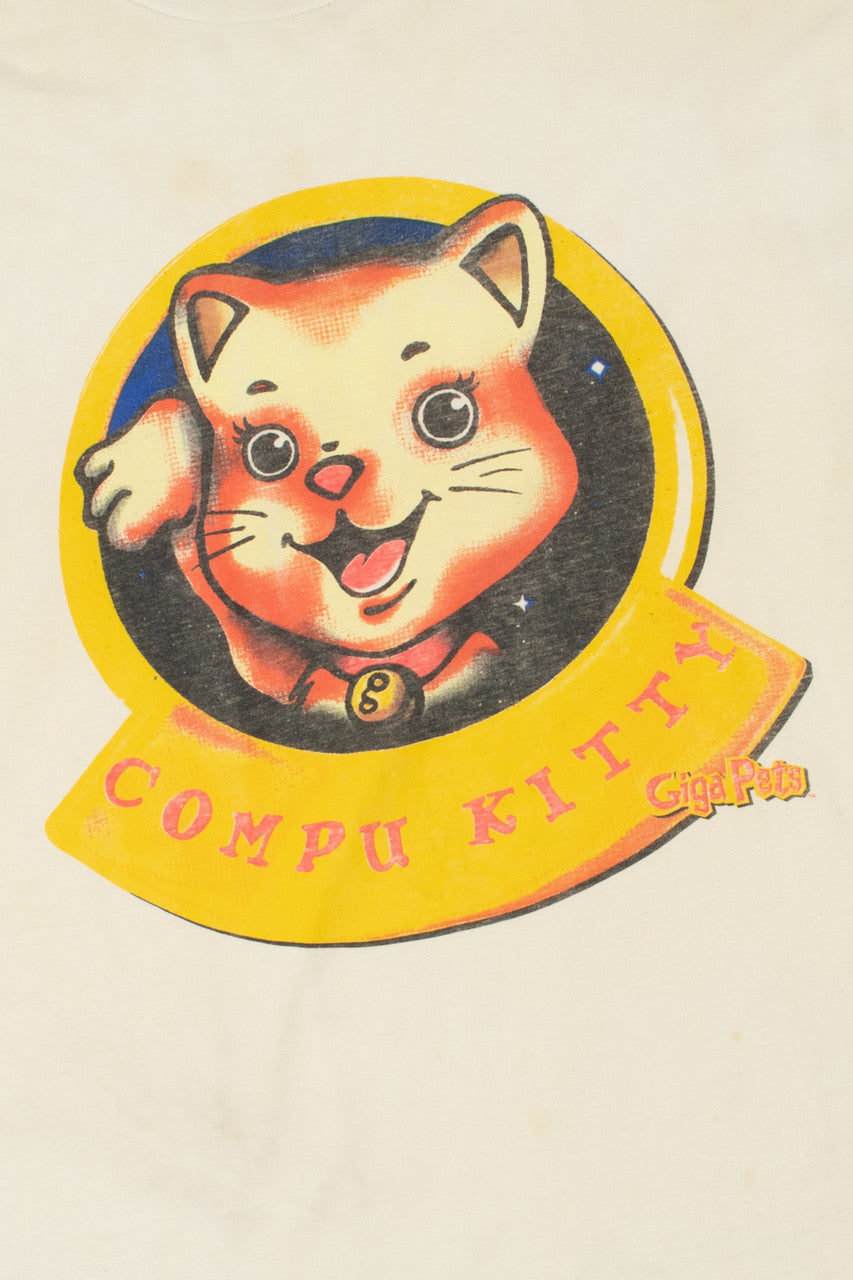 Vintage GigaPets "Compu Kitty" Single Stitch T-Shirt