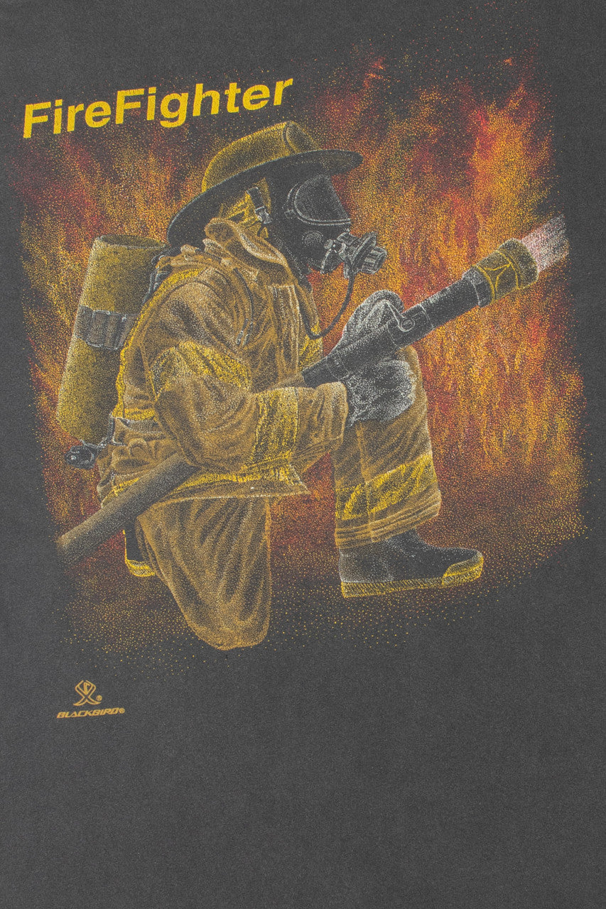 Vintage FireFighter "Off Duty" Single Stitch T-Shirt