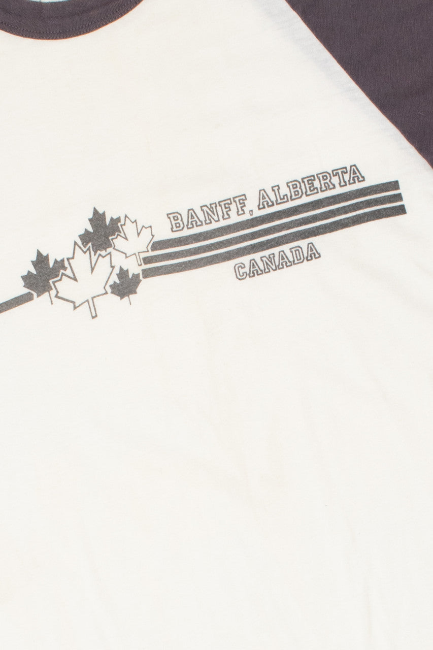 Vintage "Banff, Alberta Canada" Raglan T-Shirt