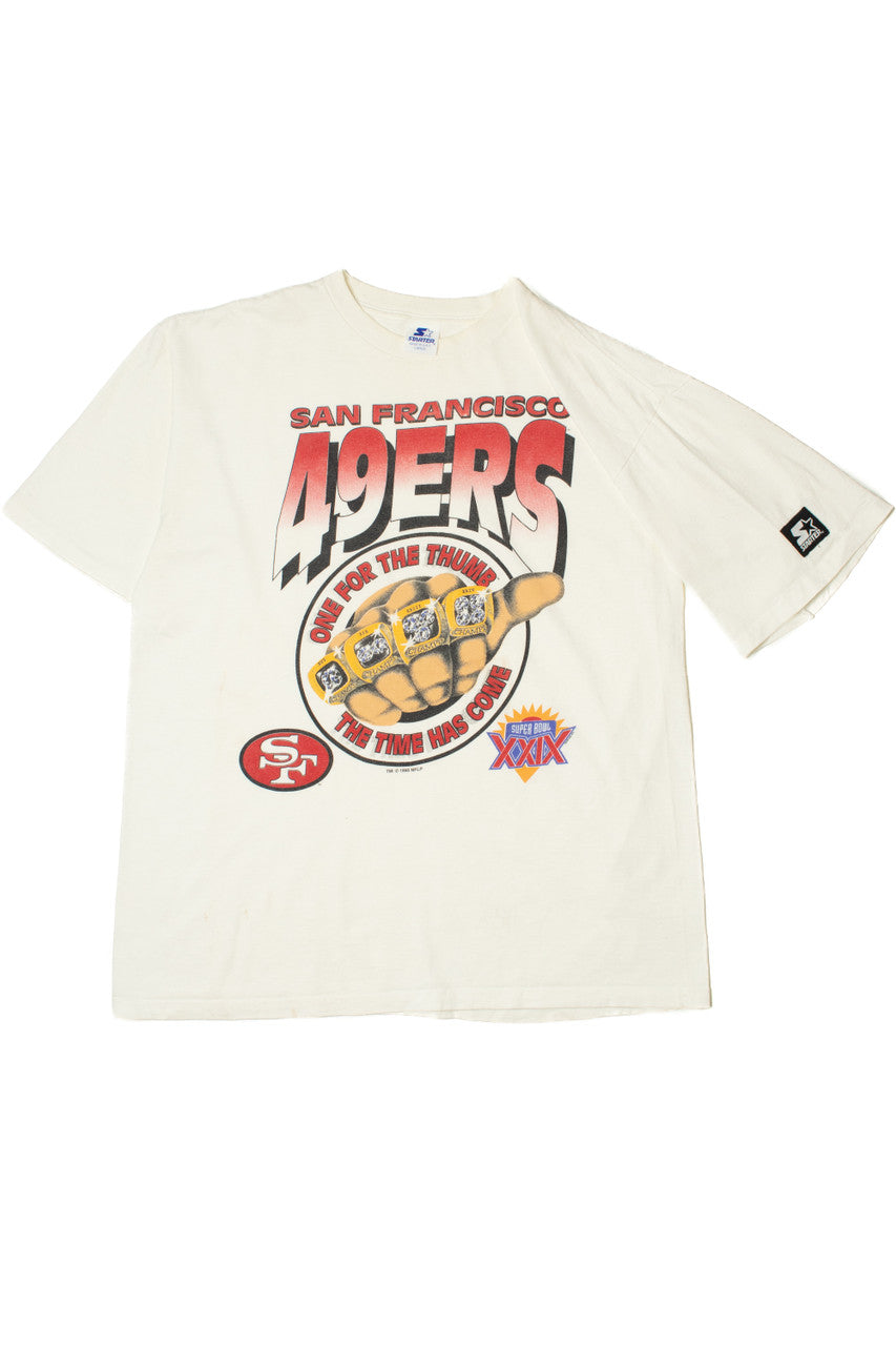 Vintage 1995 San Francisco 49ers Super Bowl XXIX Starter T-Shirt