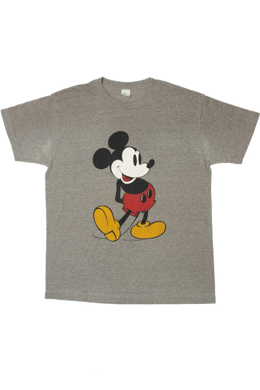 Vintage Disney Mickey Mouse Extra Soft Single Stitch T-Shirt