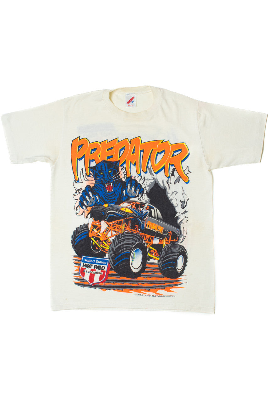 Vintage 1994 "Predator" US Hot Rod Association Monster Truck T-Shirt