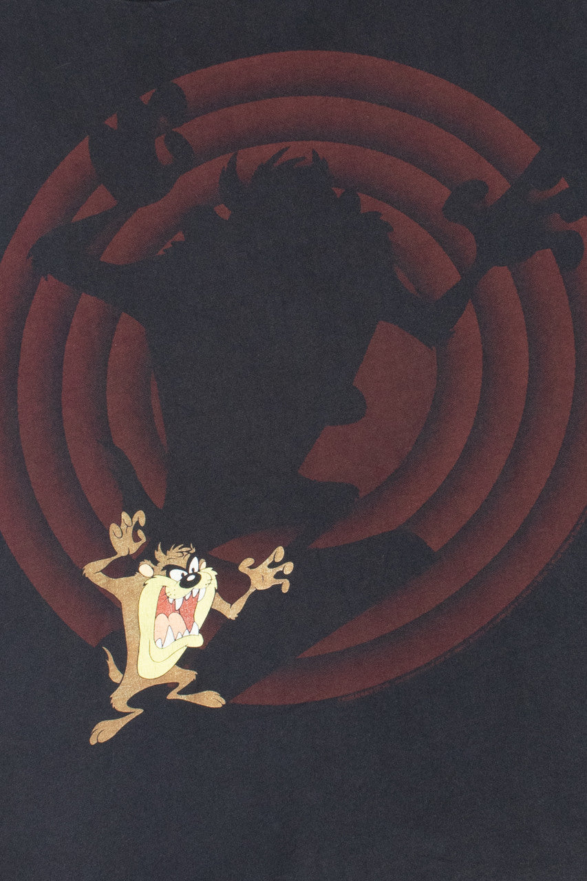Vintage 1992 Taz Looney Tunes Shadow Single Stitch T-Shirt