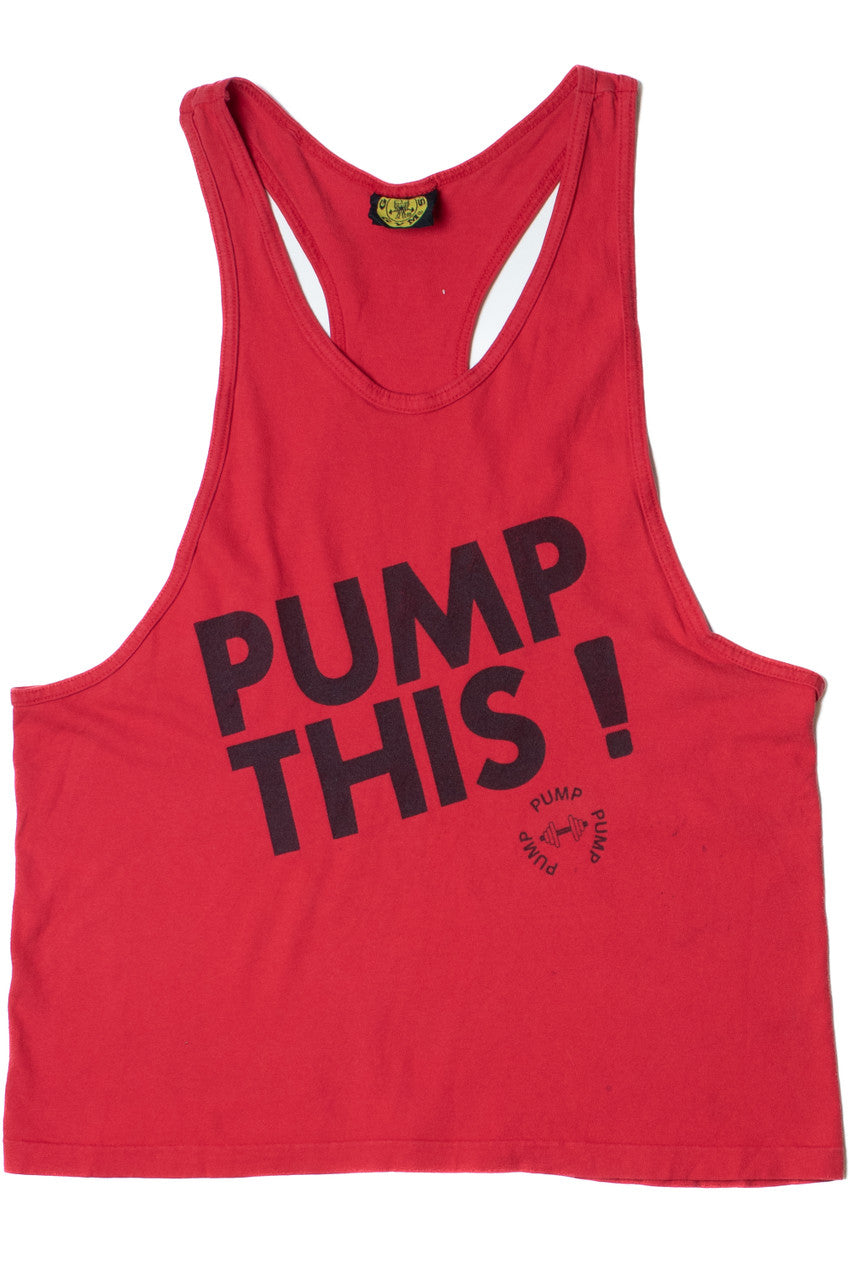 Vintage 1990's "Pump This!" Gold's Gym Muscle Tank Top