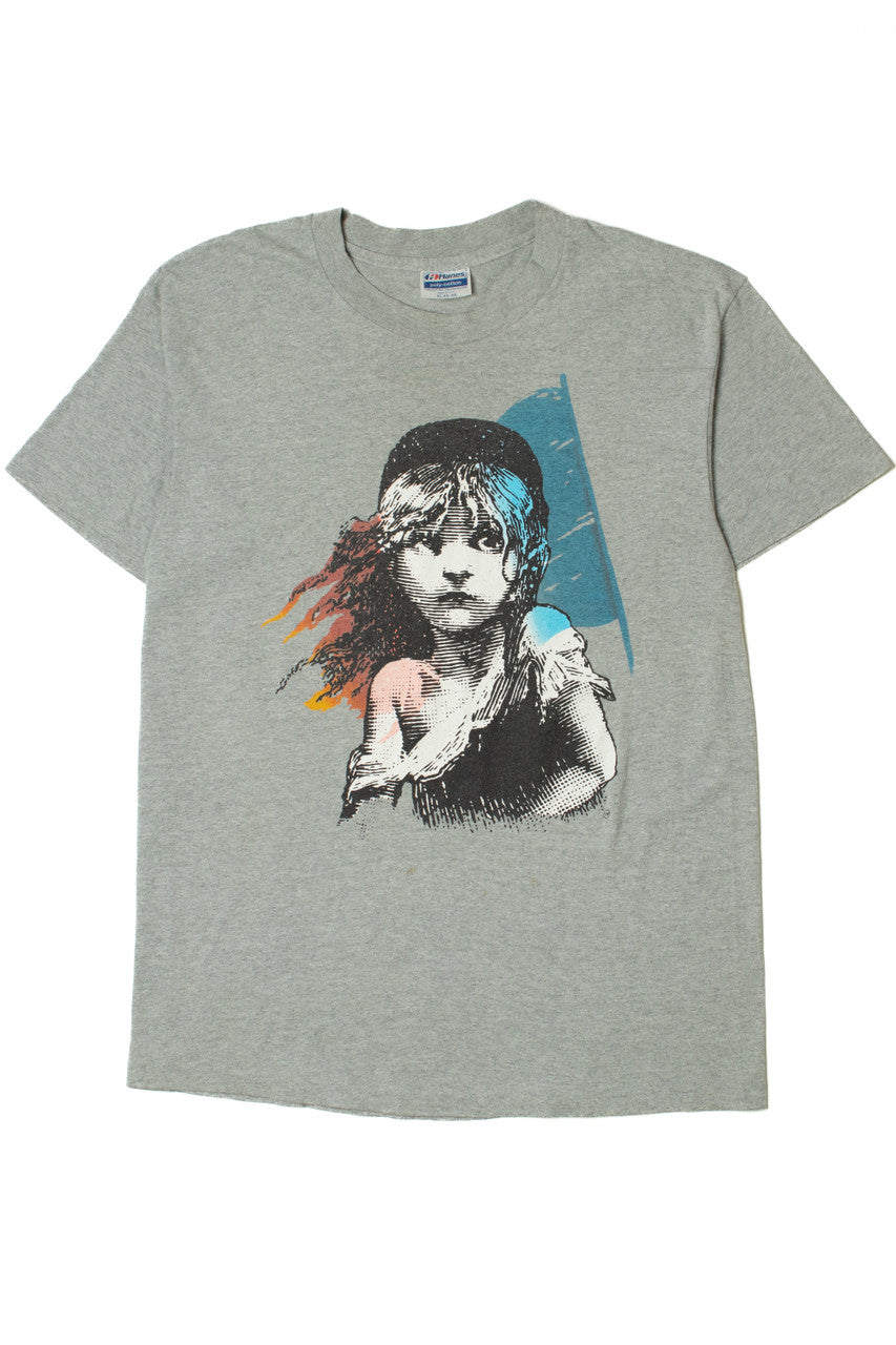 Vintage 1986 Les Miserables Broadway Musical Single Stitch T-Shirt