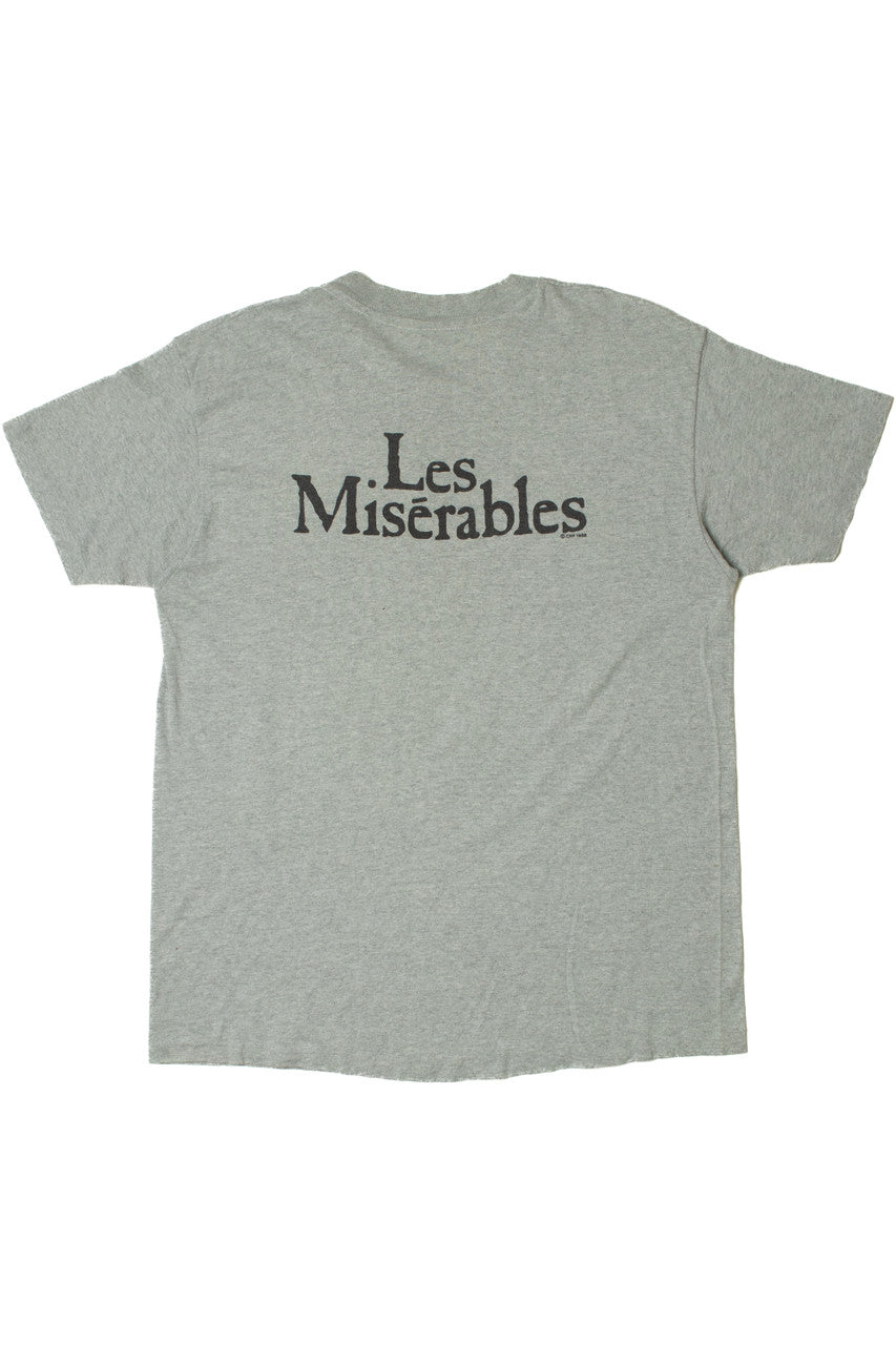 Vintage 1986 Les Miserables Broadway Musical Single Stitch T-Shirt