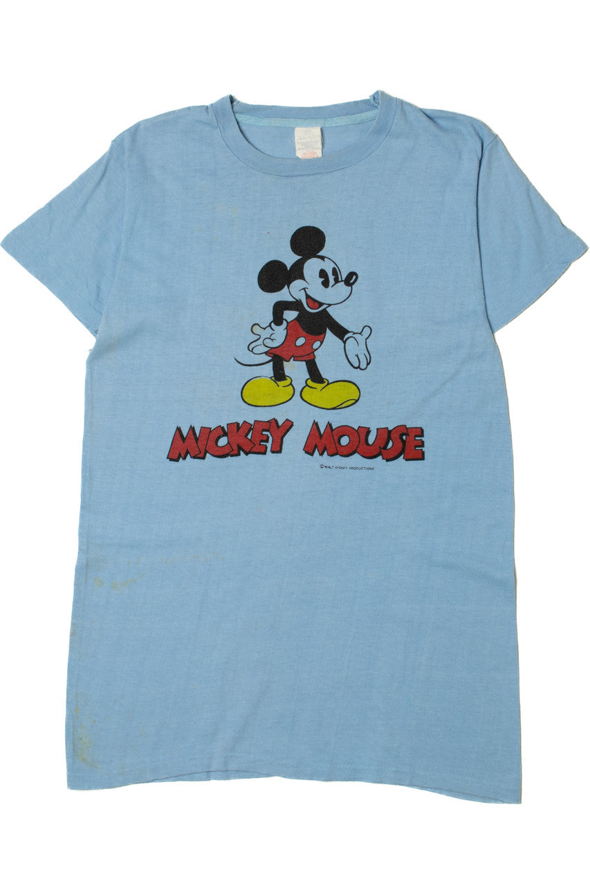 Vintage "Mickey Mouse" Disney Front/Back Print T-Shirt