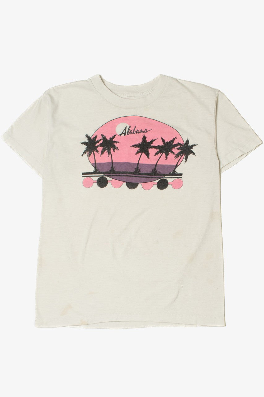 Vintage "Alabama" Palm Tree Graphic T-Shirt