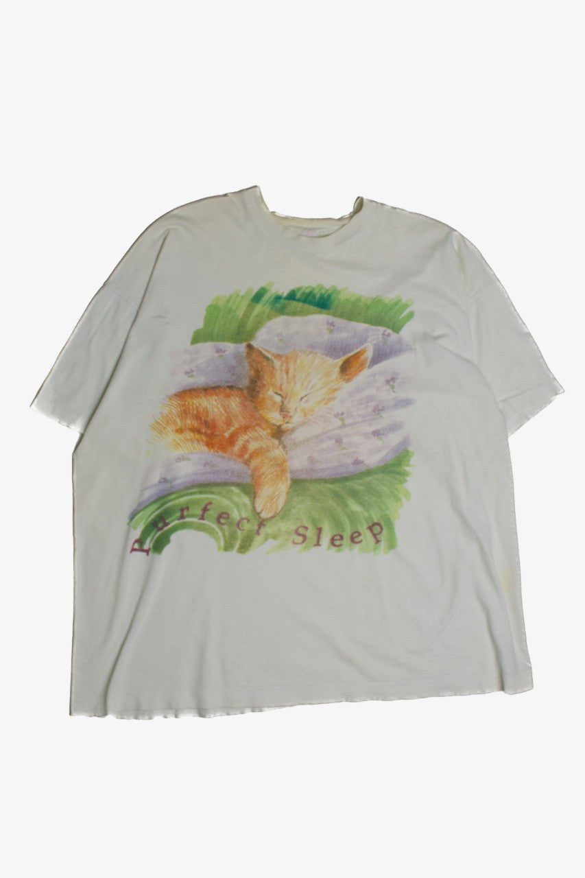 Vintage Purr-fect Cat T-Shirt (1990s) 9465