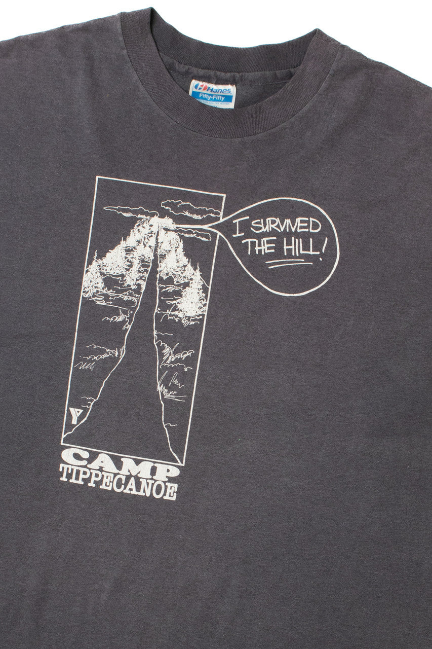 Vintage Camp Tippecanoe "I Survived The Hill" T-Shirt