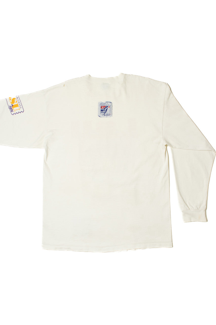 Vintage Louisiana State University "LSU Tigers" Heavyweight Long Sleeve T-Shirt