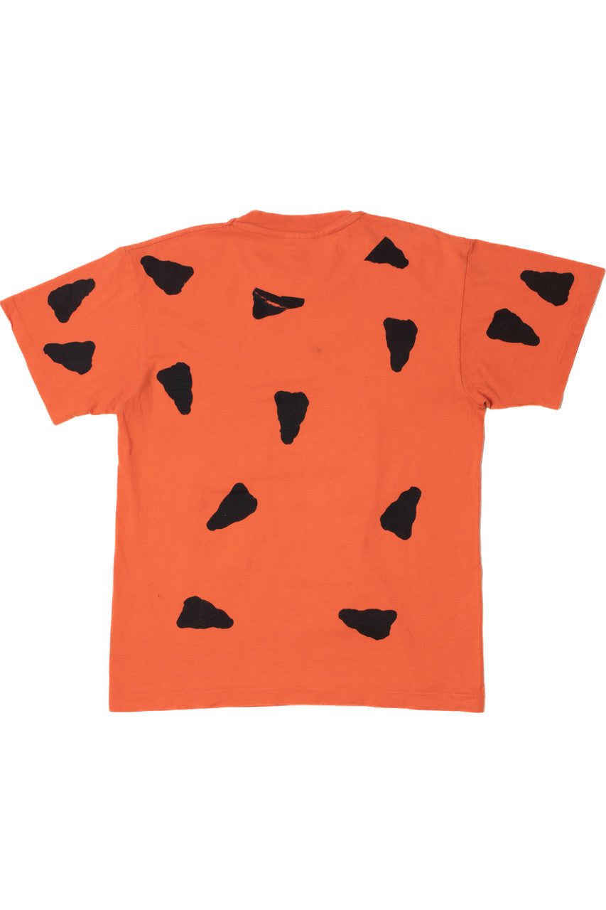Vintage 1994 Flintstones Fred All Over Print Costume T-Shirt