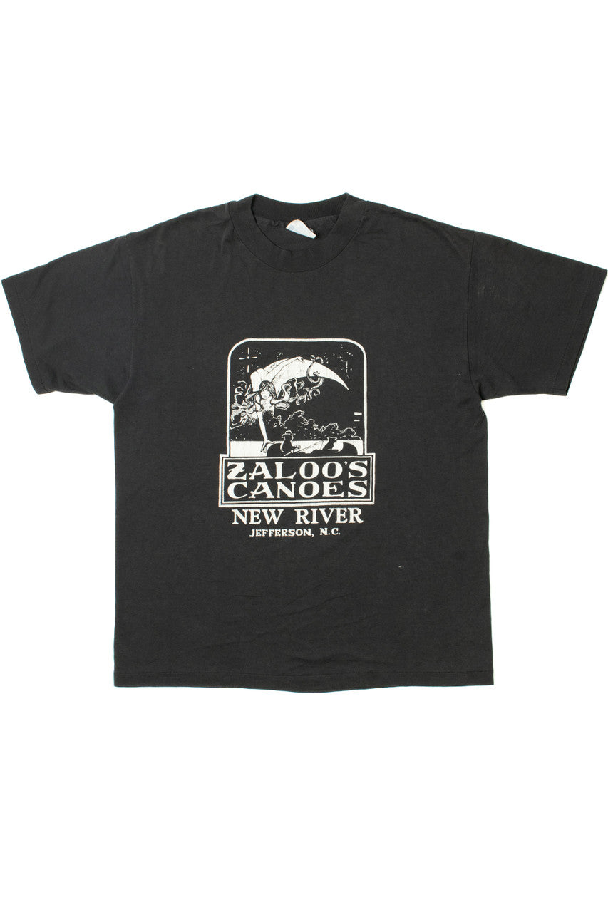Vintage Zaloo's Canoes Graphic T-Shirt