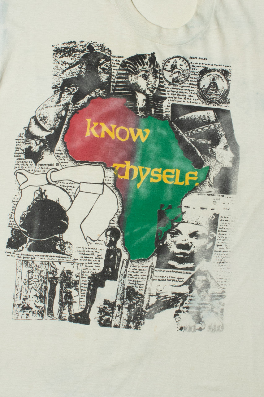 Vintage "Know Thyself" Africa T-Shirt