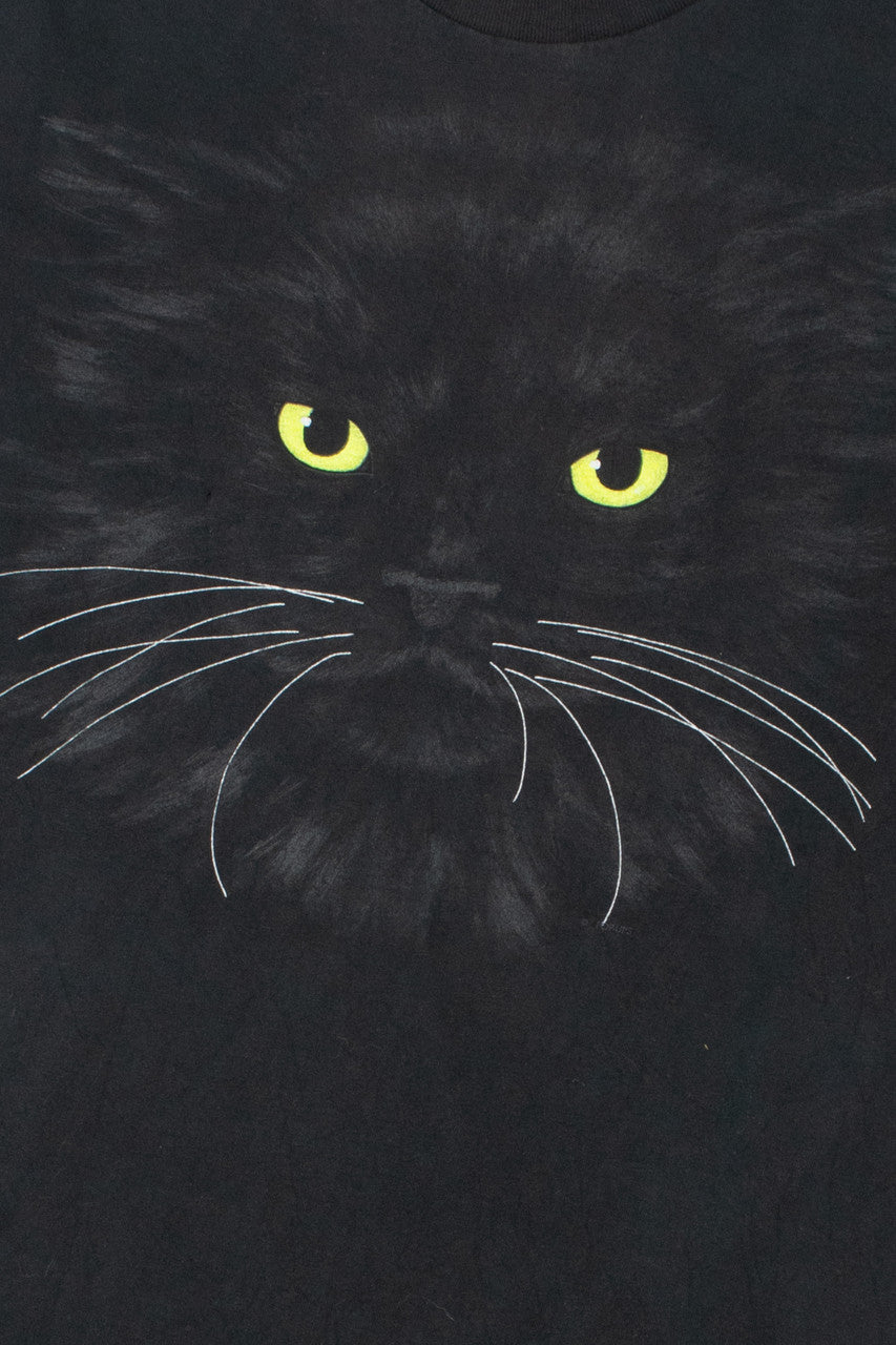 Vintage Black Cat Single Stitch T-Shirt