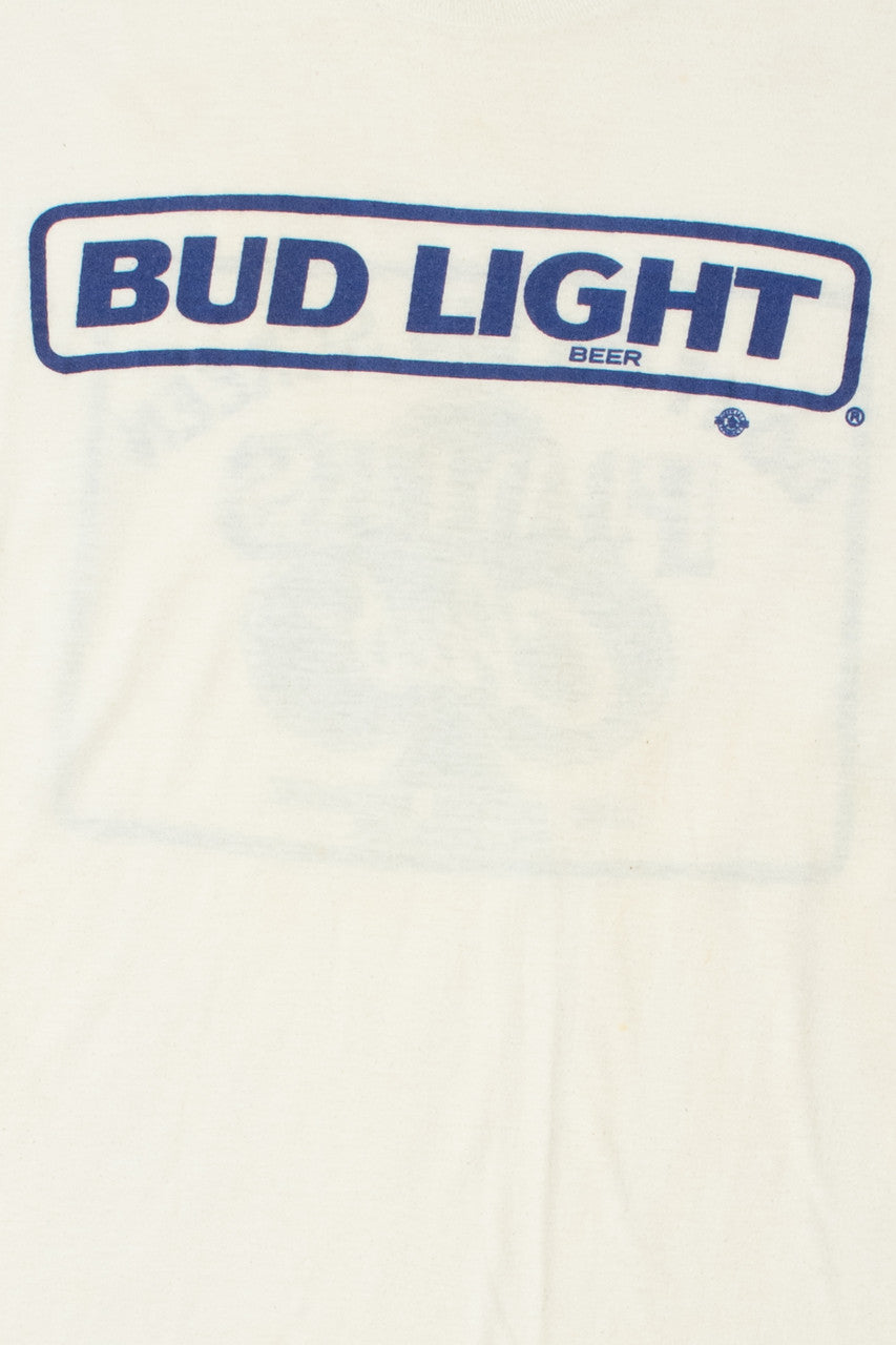 Vintage Bud Light Beer "Players Club" Karaoke T-Shirt