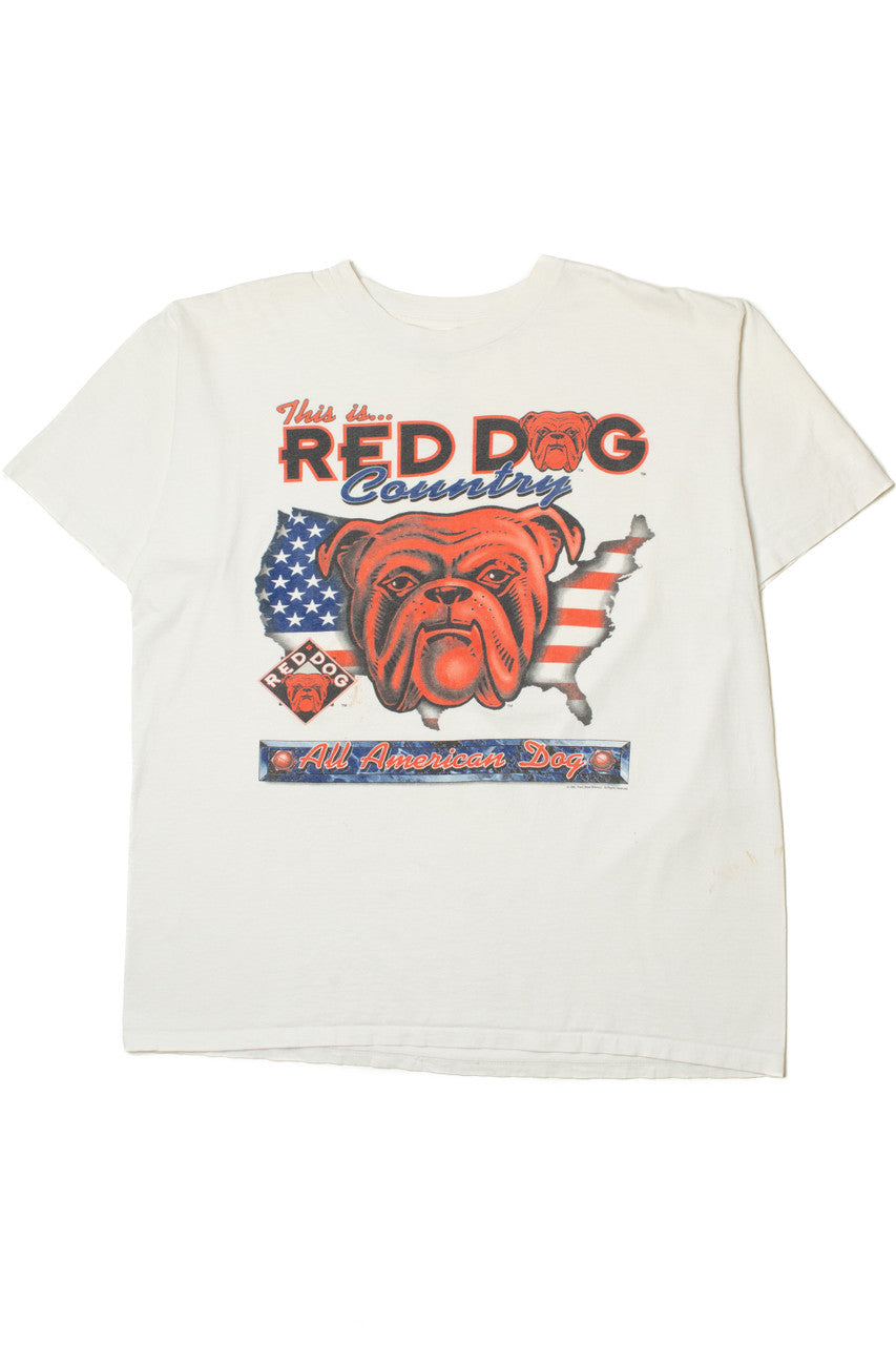 Vintage 1995 "All American Dog" Red Dog Beer T-Shirt