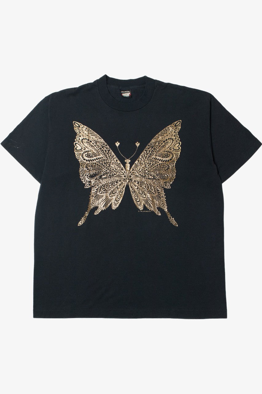 Vintage 1989 Gold Butterfly Single Stitch T-Shirt