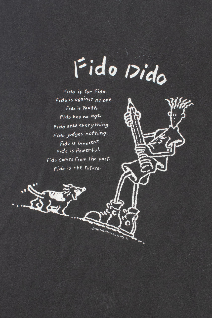 Vintage 1985 "Fido Dido" Cartoon Flirts T-Shirt