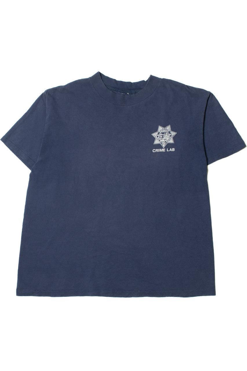 Vintage Sheriff "San Diego County Crime Lab" T-Shirt
