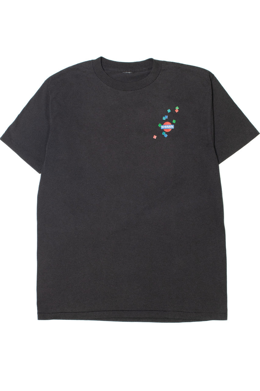 Vintage Nissan "New Model Year Celebration" Front/Back Print T-Shirt