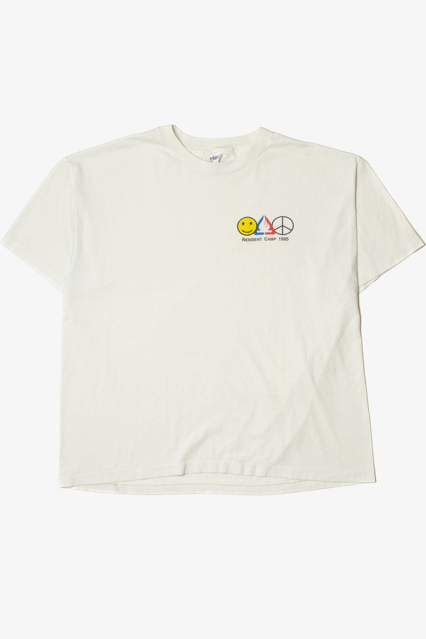 Vintage 1995 "Resident Camp 1995" Single Stitch T-Shirt
