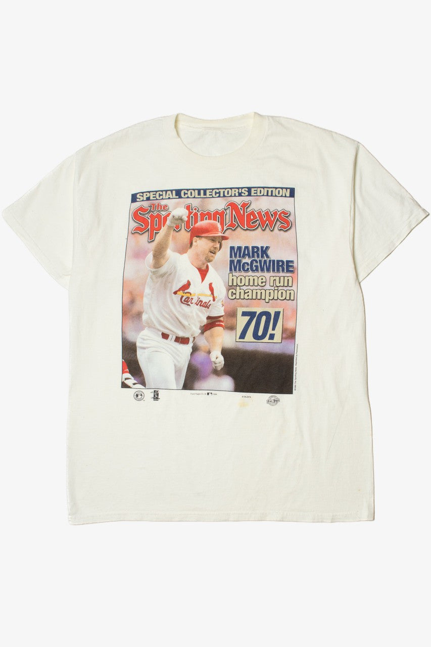 Vintage 1998 Mark McGwire "Home Run Champion" Cardinals T-Shirt