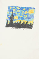 Vintage "Starry New York Night" Van Gogh Inspired Print T-Shirt