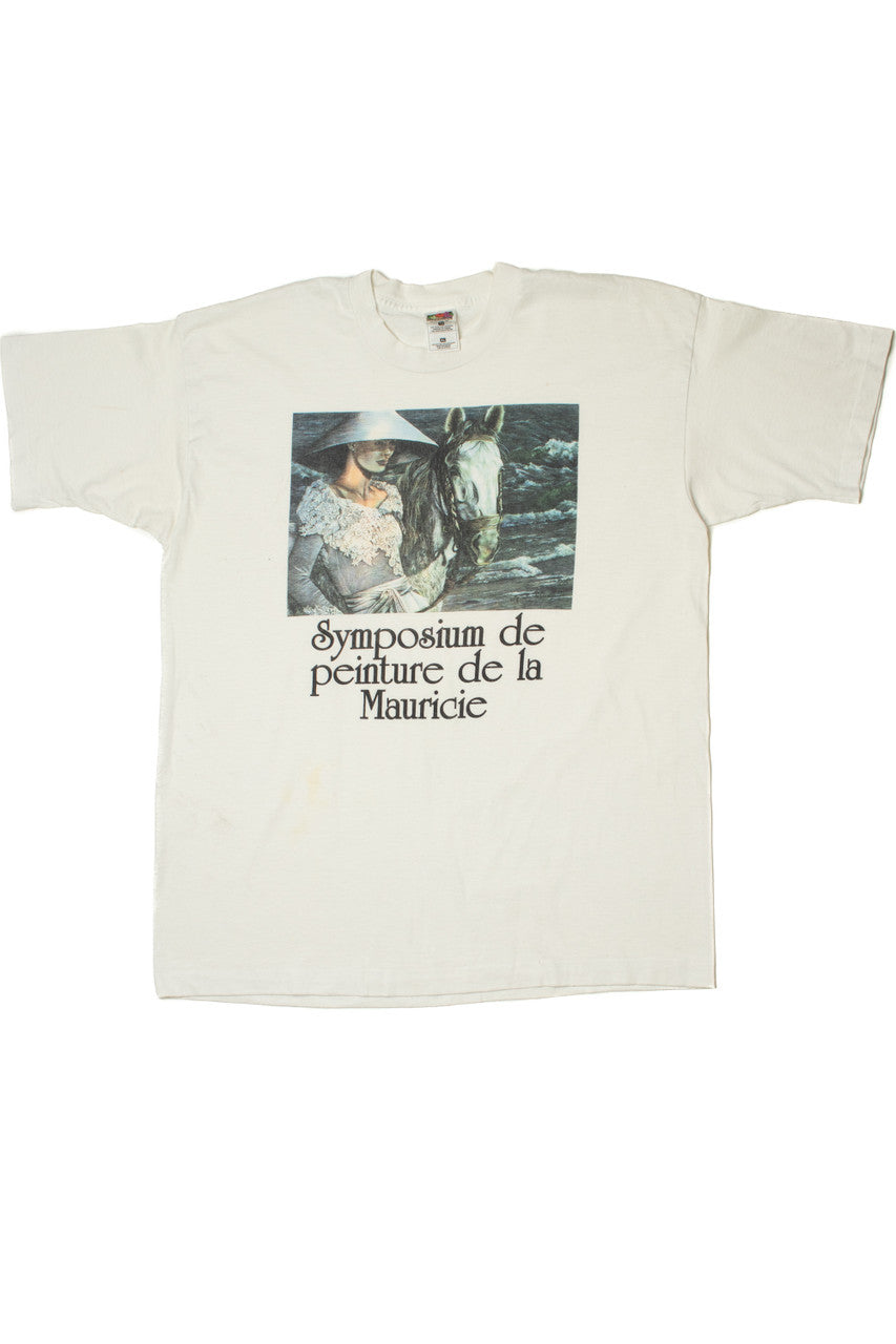 Vintage "Symposium de peinture de la Mauricie" French Painting T-Shirt