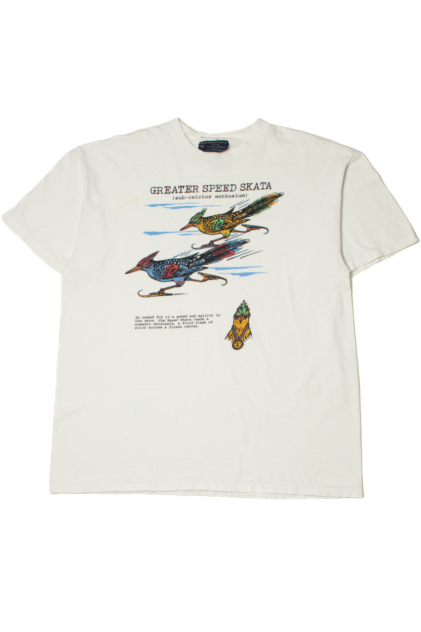 Vintage 1990s "Greater Speed Skata" Abercrombie & Fitch T-Shirt