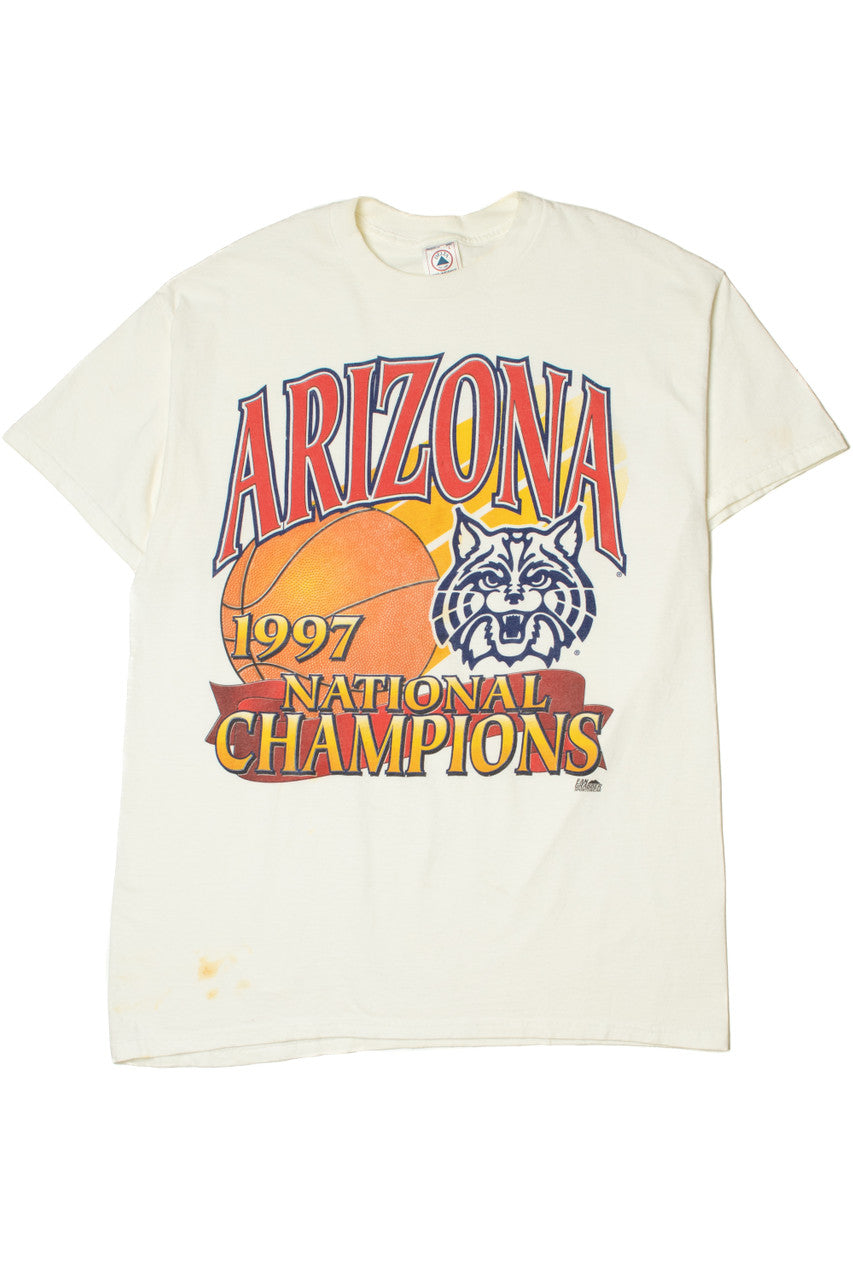 Vintage 1997 Arizona Basketball National Champions T-Shirt