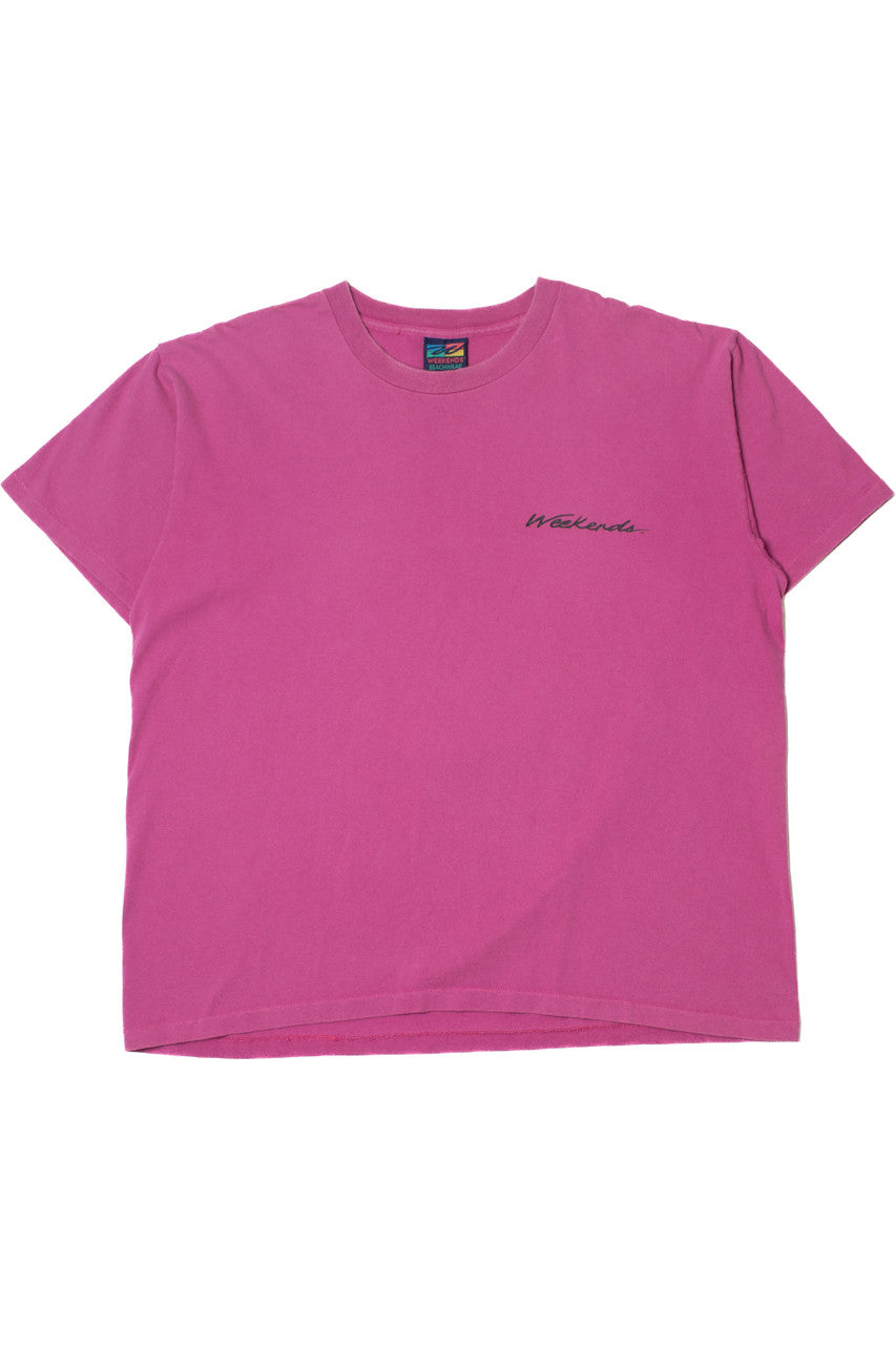 Vintage "Volleyball" Weekends Single Stitch T-Shirt