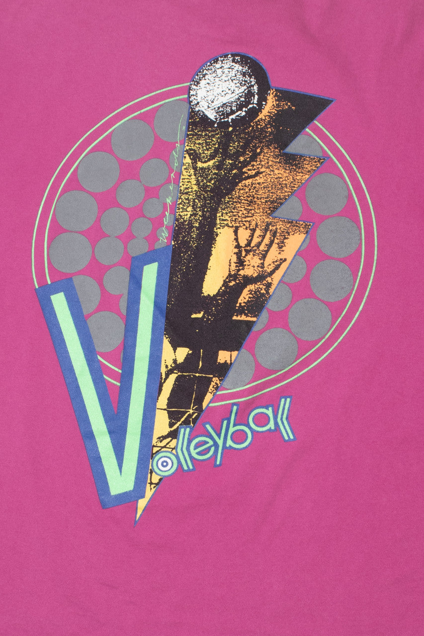 Vintage "Volleyball" Weekends Single Stitch T-Shirt