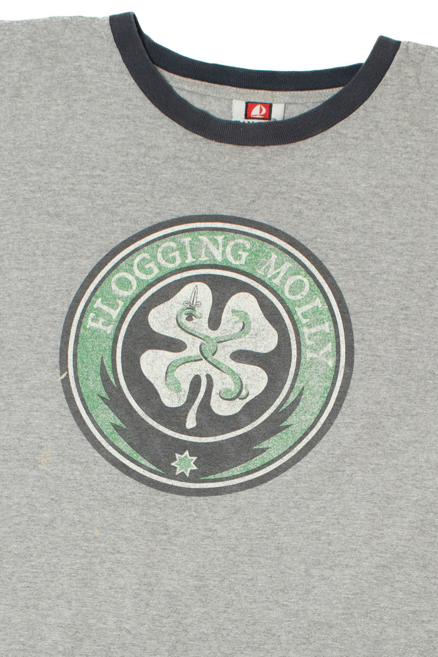 Vintage "Flogging Molly" Band Ringer T-Shirt