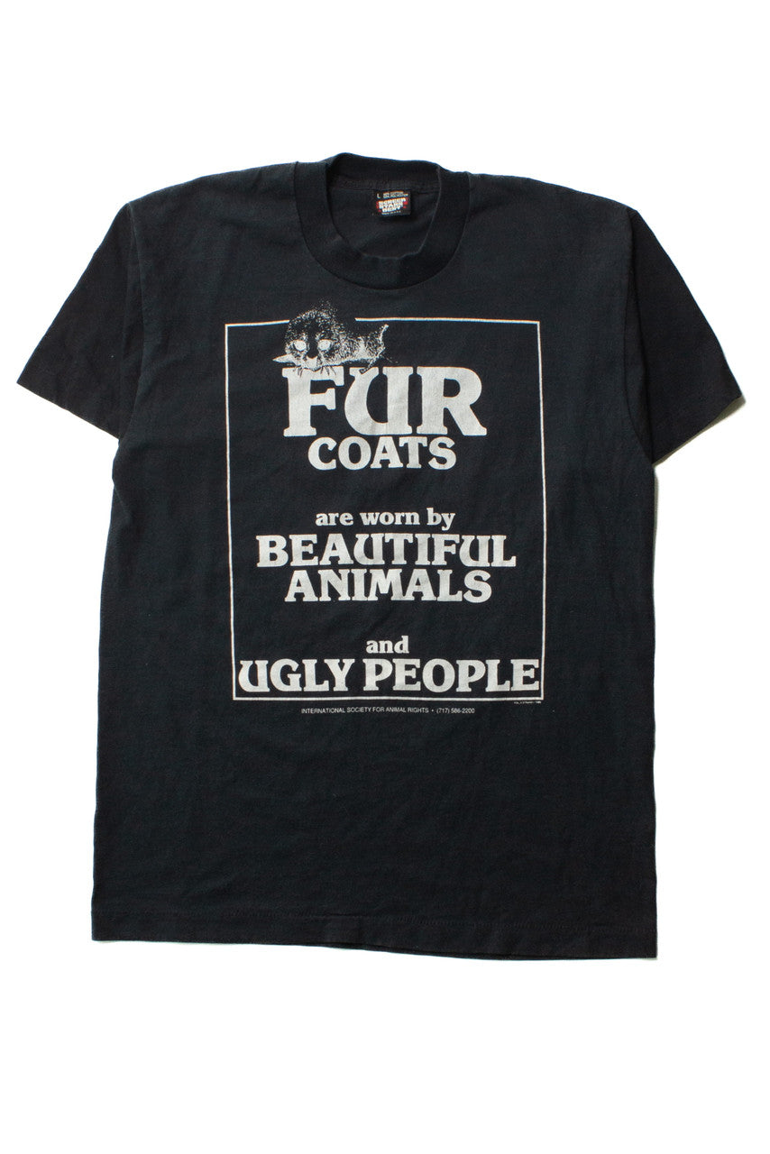 Vintage Fur Coats T-Shirt (1989)