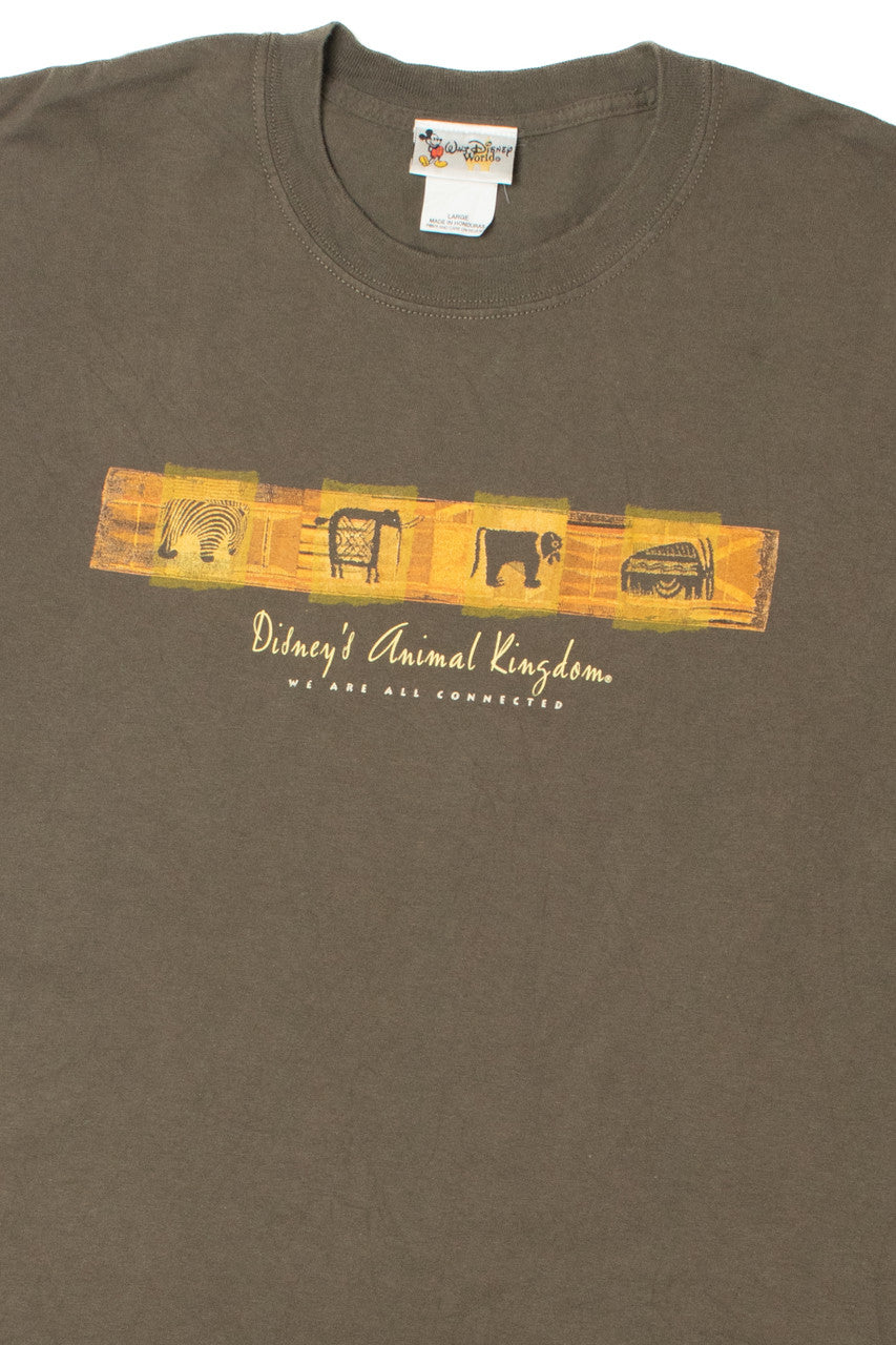 Disney Animal Kingdom "We Are All Connected" T-Shirt (2000s)