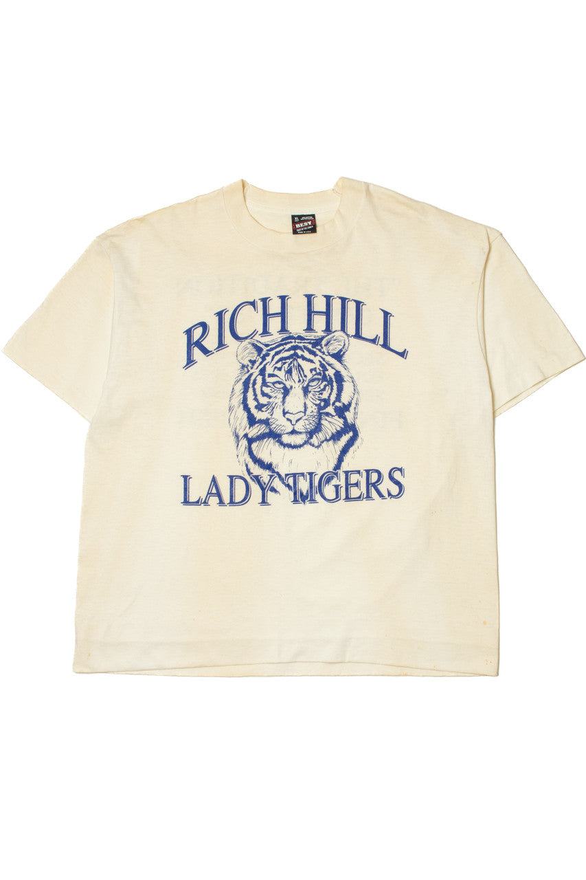 Vintage 1994 Rich Hill Lady Tigers Single Stitch T-Shirt