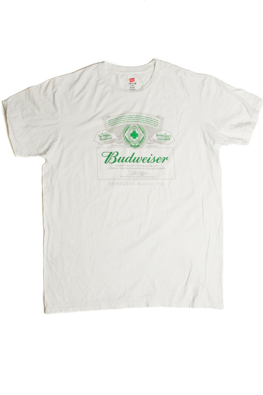 Vintage St. Patrick's Day Budweiser T-Shirt