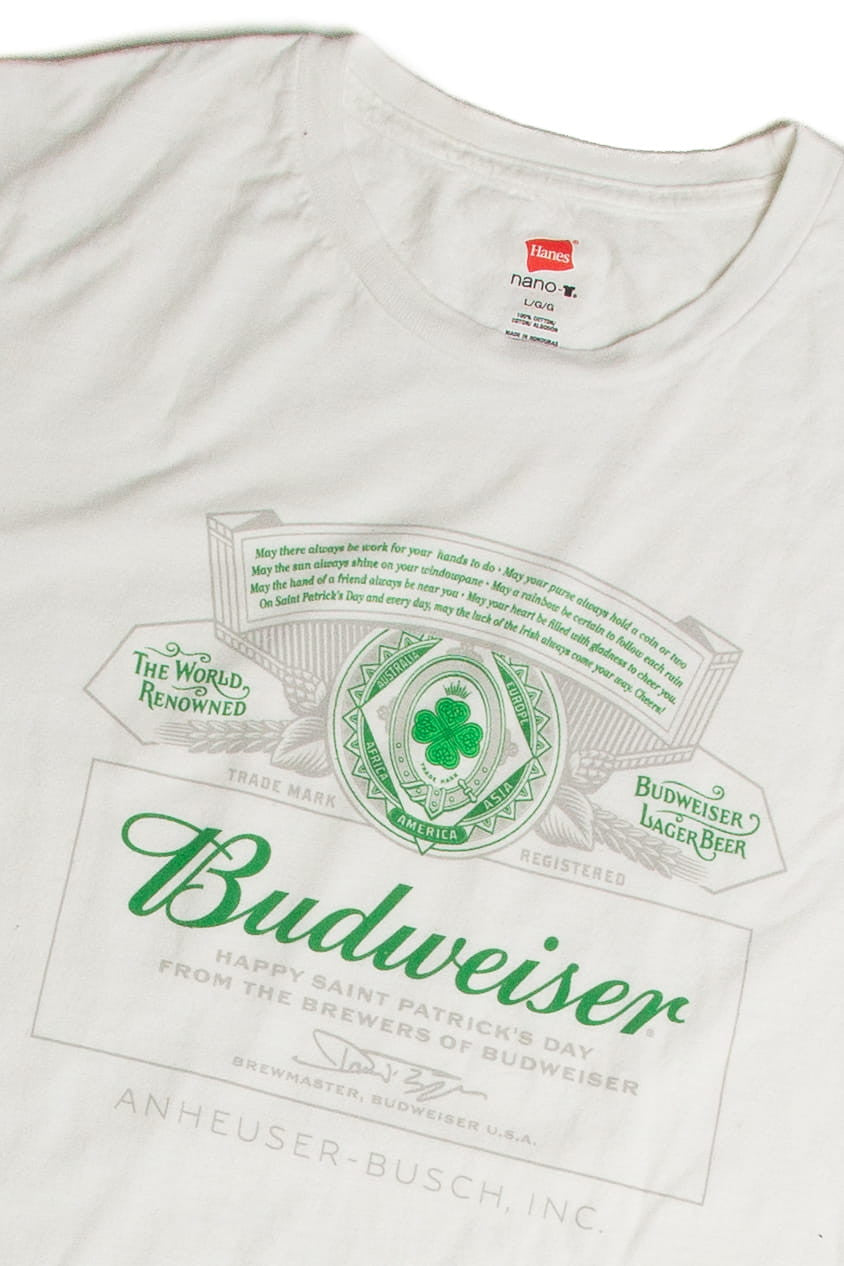 Vintage St. Patrick's Day Budweiser T-Shirt