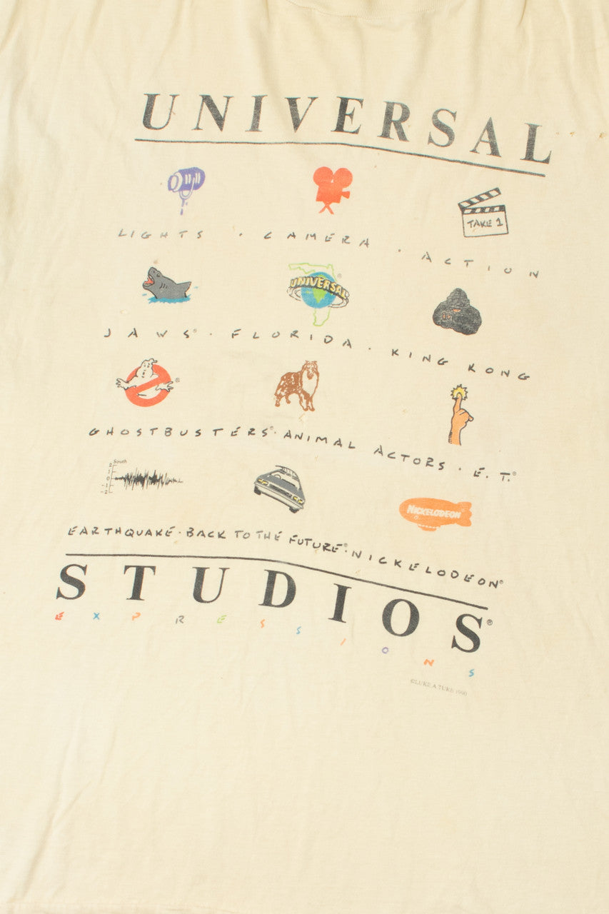 Vintage 1990 Universal Studios Expressions T-Shirt