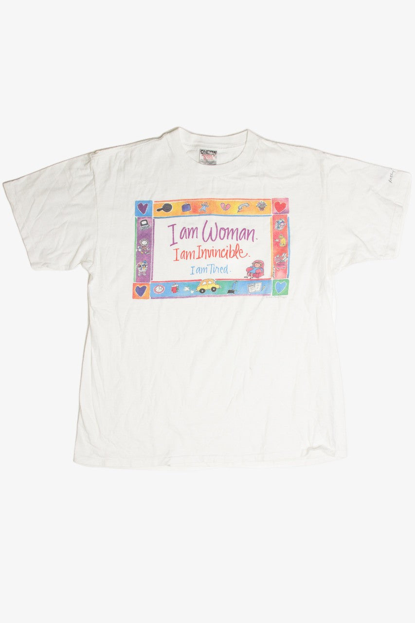 Vintage I Am Woman T-Shirt
