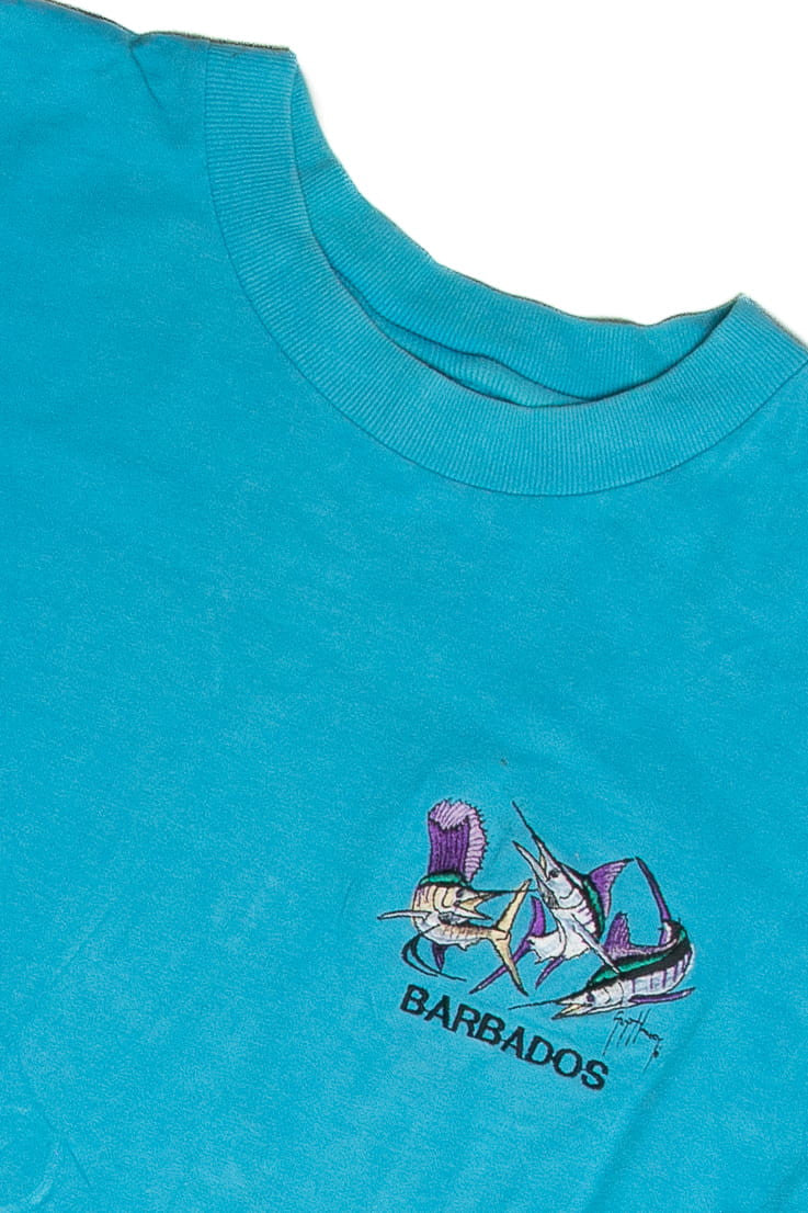 Vintage Embroidered Barbados T-Shirt