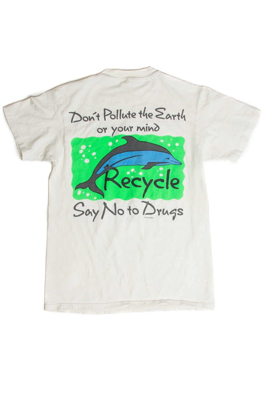 Vintage Pollution and Drugs T-Shirt