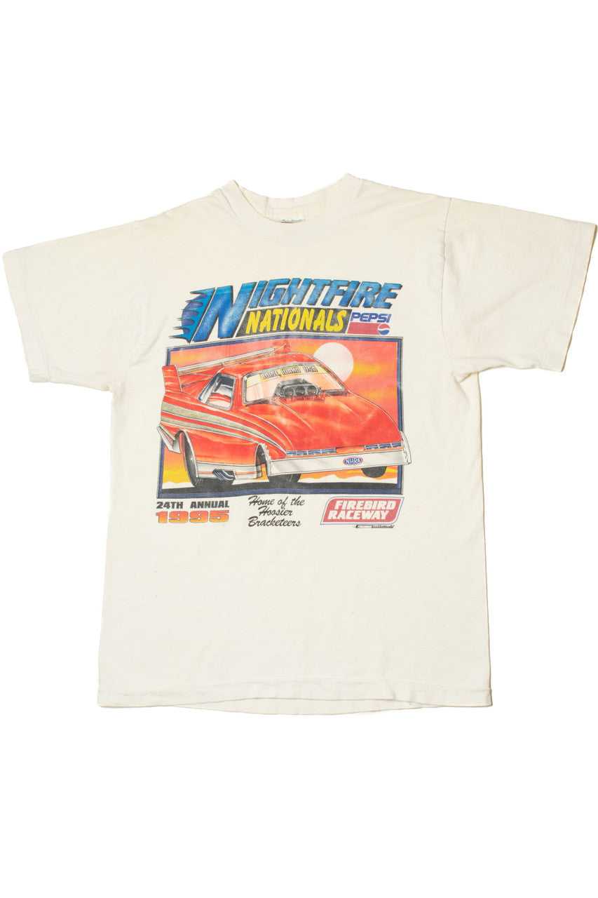 Vintage 1995 "Nightfire Nationals" "The Nitro Experience" Racing T-Shirt