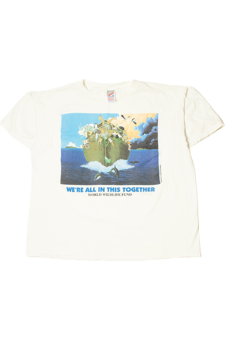 Vintage "We're All In This Together" WWF T-Shirt